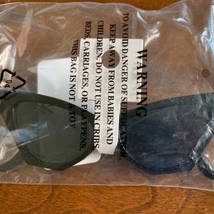 Black cat eye sunglasses